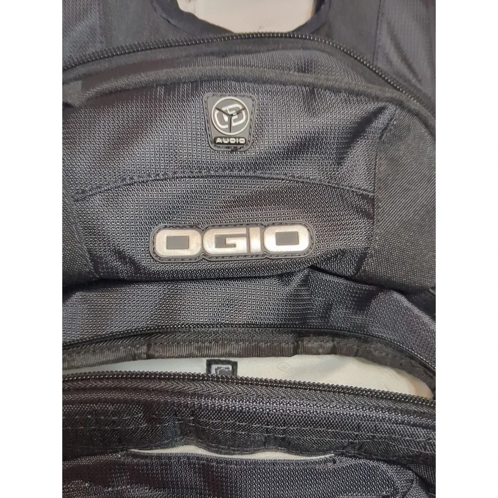 OGIO Tech Specs Metro Street Backpack Black Bag W/ General Mills Patch